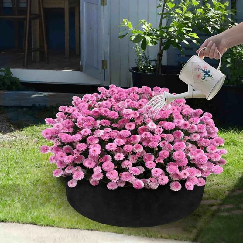 3D Vegetable Cultivation Vase for Domestic Use, Reusable, Thickness, Durable, Breathable, with Side Pockets, for Plant Growth