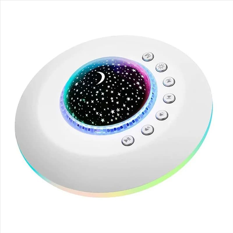 B47C Macchina per il rumore bianco del bambino USB ricaricabile Spegnimento temporizzato Macchina per il suono Succhietto per il sonno Rilassamento Monitor per il sonno del bambino Durab