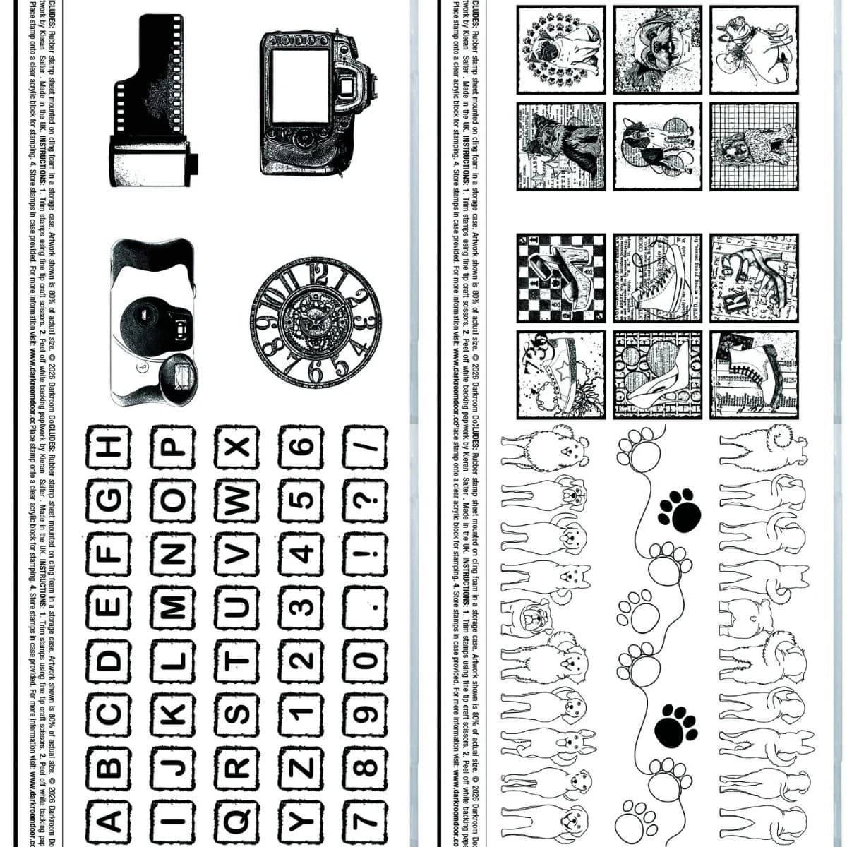 2026 New Rubber Stamp Set - Film Cameras For DIY Scrapbooking Crafts Maker Photo Album Template Handmade Decoration