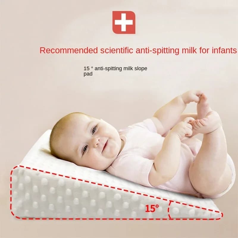 Baby Kawaii Prevent Spit Milk Slope Cushion Pillow Newborn Memory Side Feed Choke Breathable Anti-skidding Infant Accessories