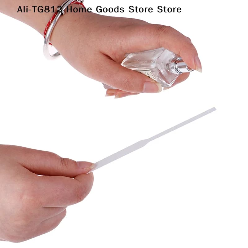 [TG813] 100 Pezzi 130*12mm Strisce di Carta per Test di Oli Essenziali, Profumi e Fragranze Aromaterapiche
