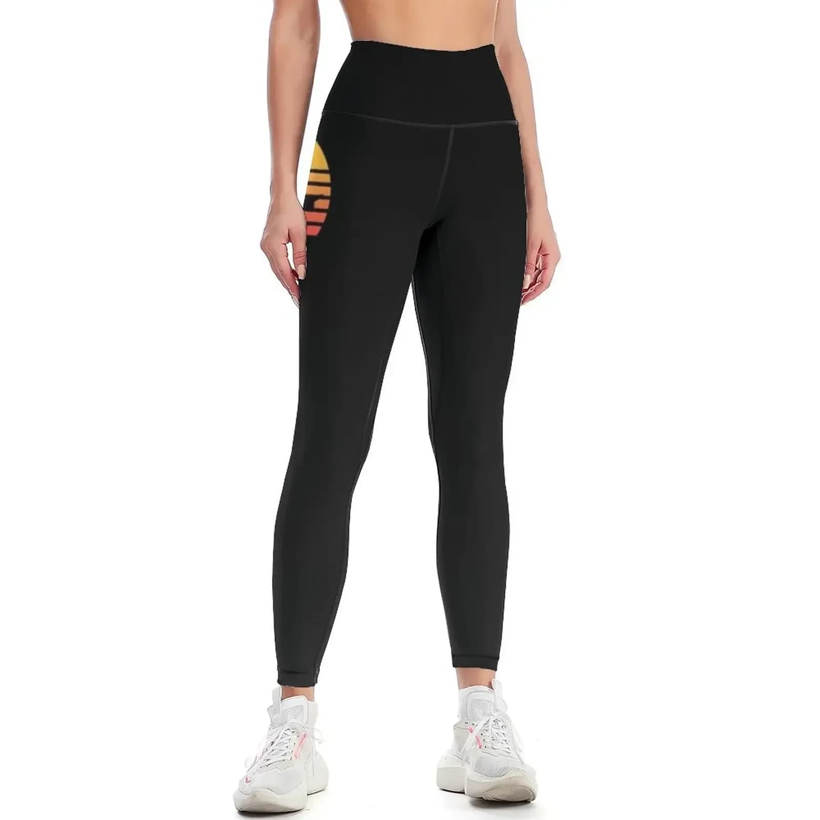 Leggings con silhouette di cigno nero vintage, cigno bianco, regalo per donna, regalo di compleanno, per amanti degli animali