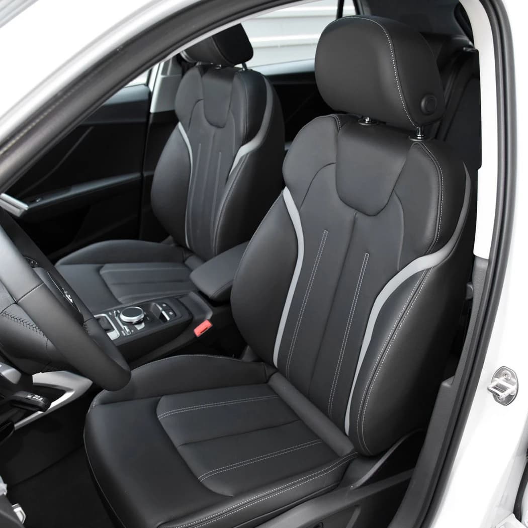 For Audi Q2 2016 2017 2018 2019 2020 2021 2022 2023 Complete set of custom eco-leather car seat covers accessories for interior protection
