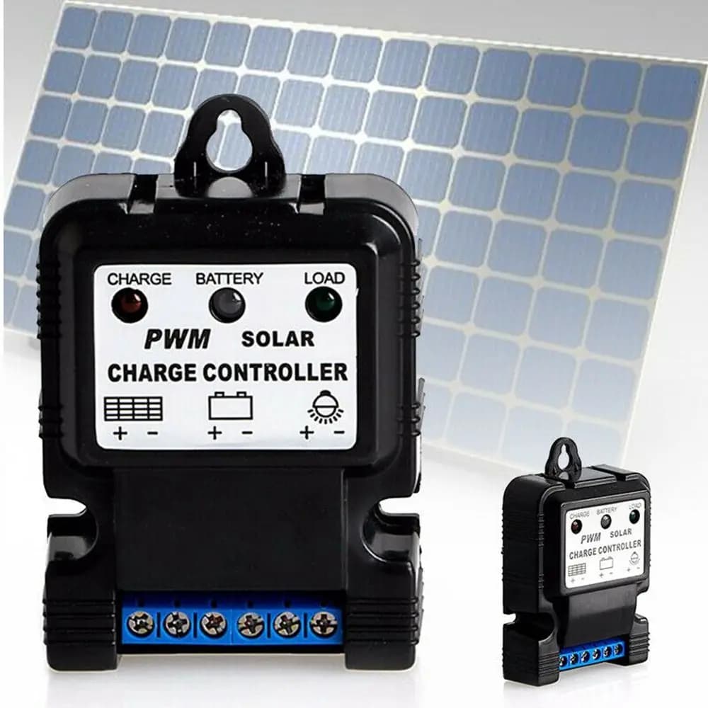 Regolatore di miglioramento Regolatore 6V 12V 10A Regolatore di carica del pannello solare Controller solari Caricabatteria Regolatore di batteria