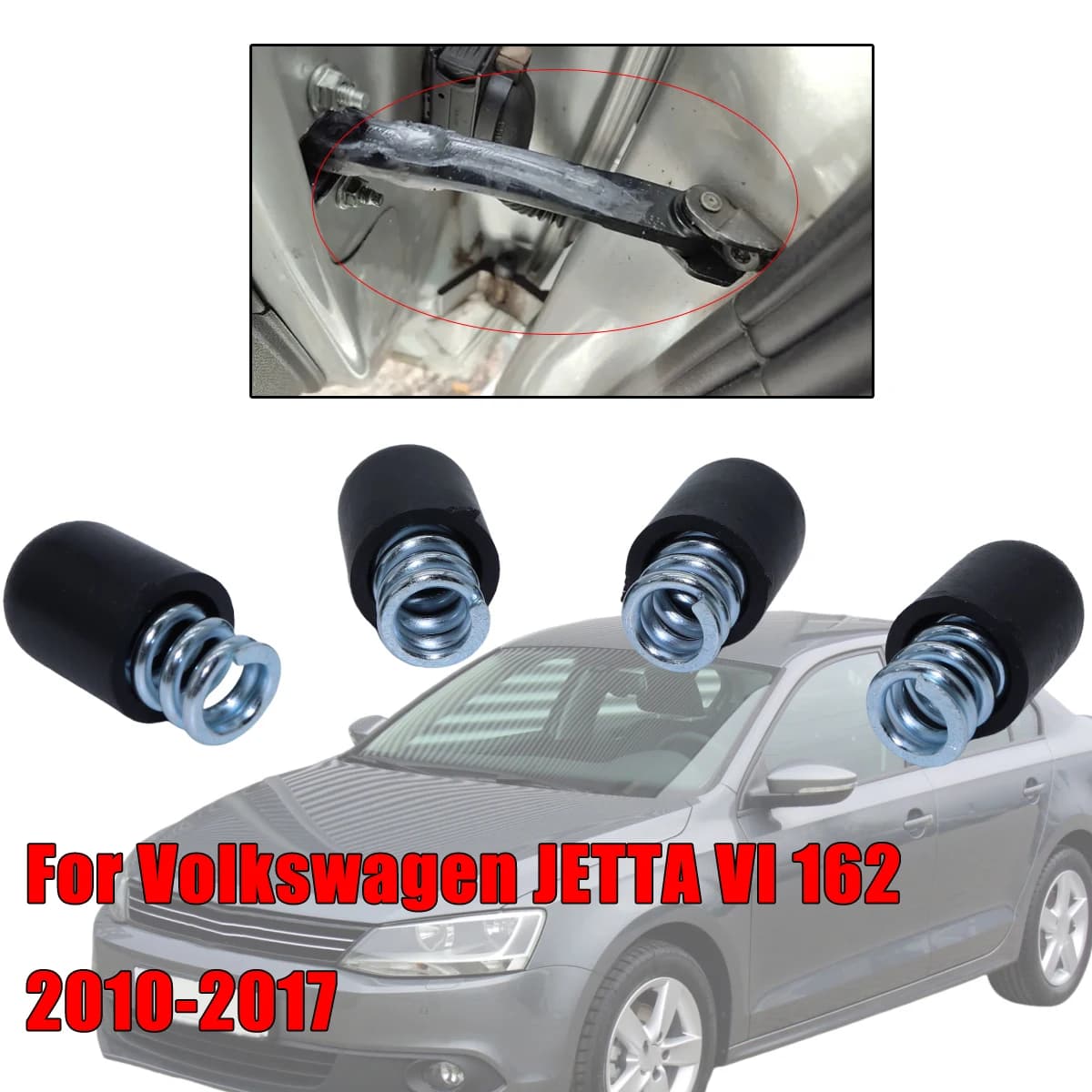 Kit di riparazione per limitatori di apertura portiera auto a 2 porte, molla ammortizzante per Volkswagen JETTA VI 162 AMAROK 2H 2HA 2HB GOLF VII 5G