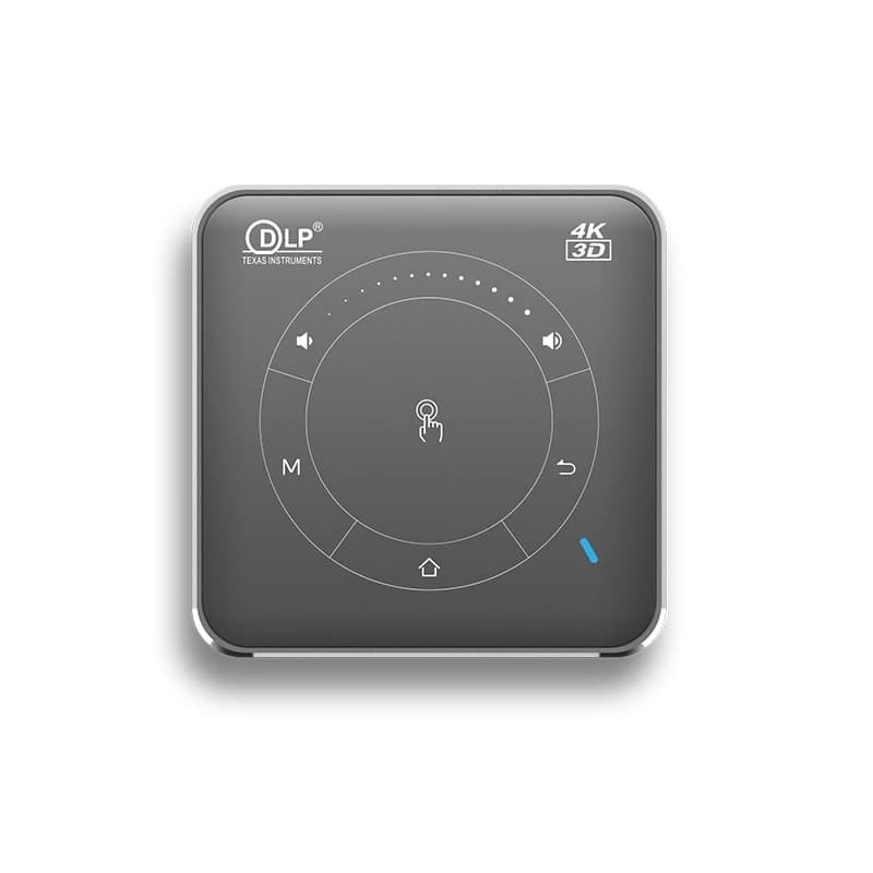 Popolare nuovo Wi-Fi Smart Mini proiettore LED Home Theater Karaoke Altoparlante Android 9 Portatile all'aperto Uso Batteria opzionale