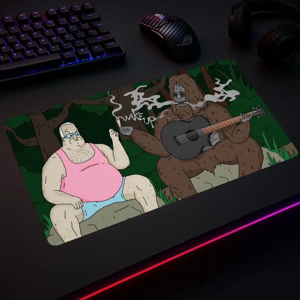 Tappetino per mouse The Big Lez Show, tappetino per mouse da gaming, tappetino per tastiera da ufficio antiscivolo, tappetino da scrivania 120x60cm, tappetino esteso per PC