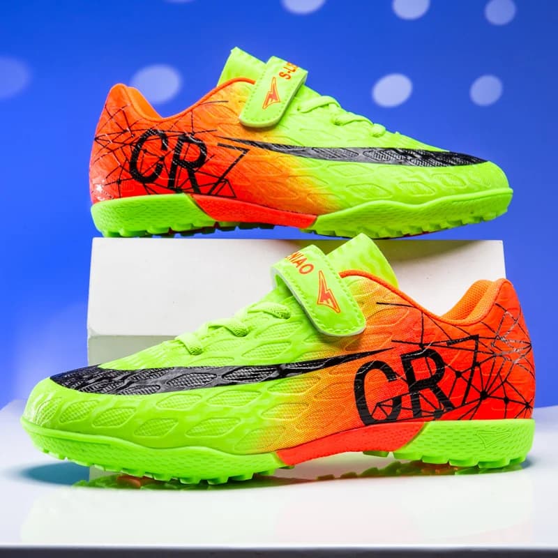 Scarpe da calcio sportive per bambini per ragazzi Allenamento in erba indoor Scarpe da calcio per bambini per sala veloce all'aperto Scarpe da calcio leggere Scarpe da ginnastica