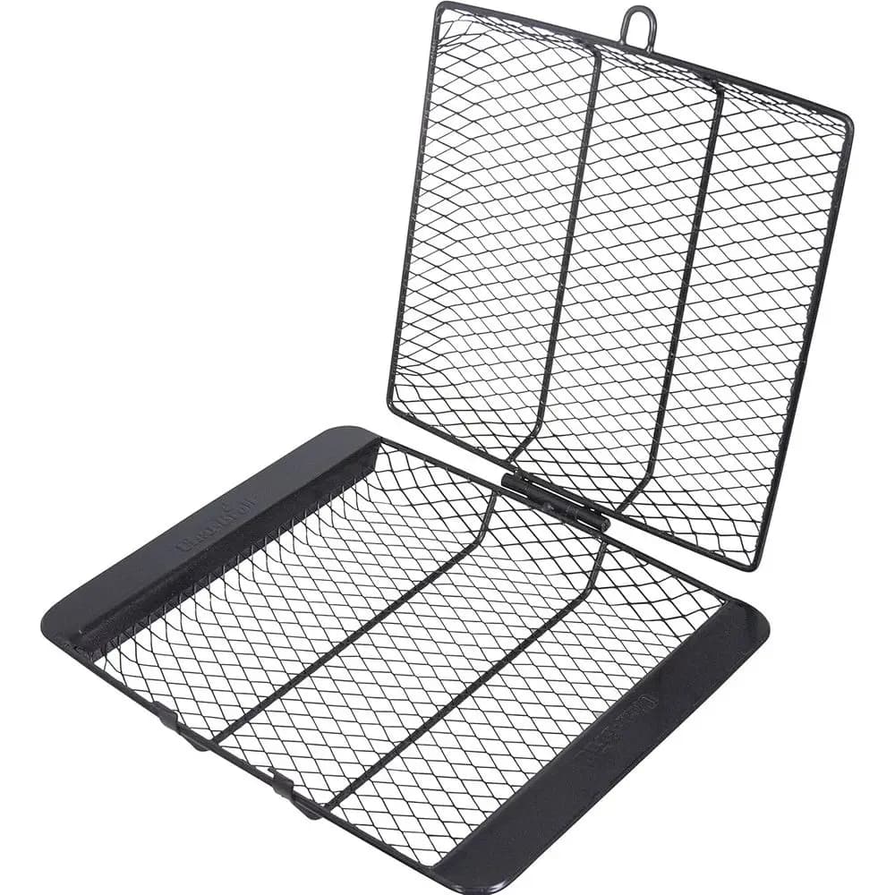 Non-Stick Grilling Basket in Black and Silver