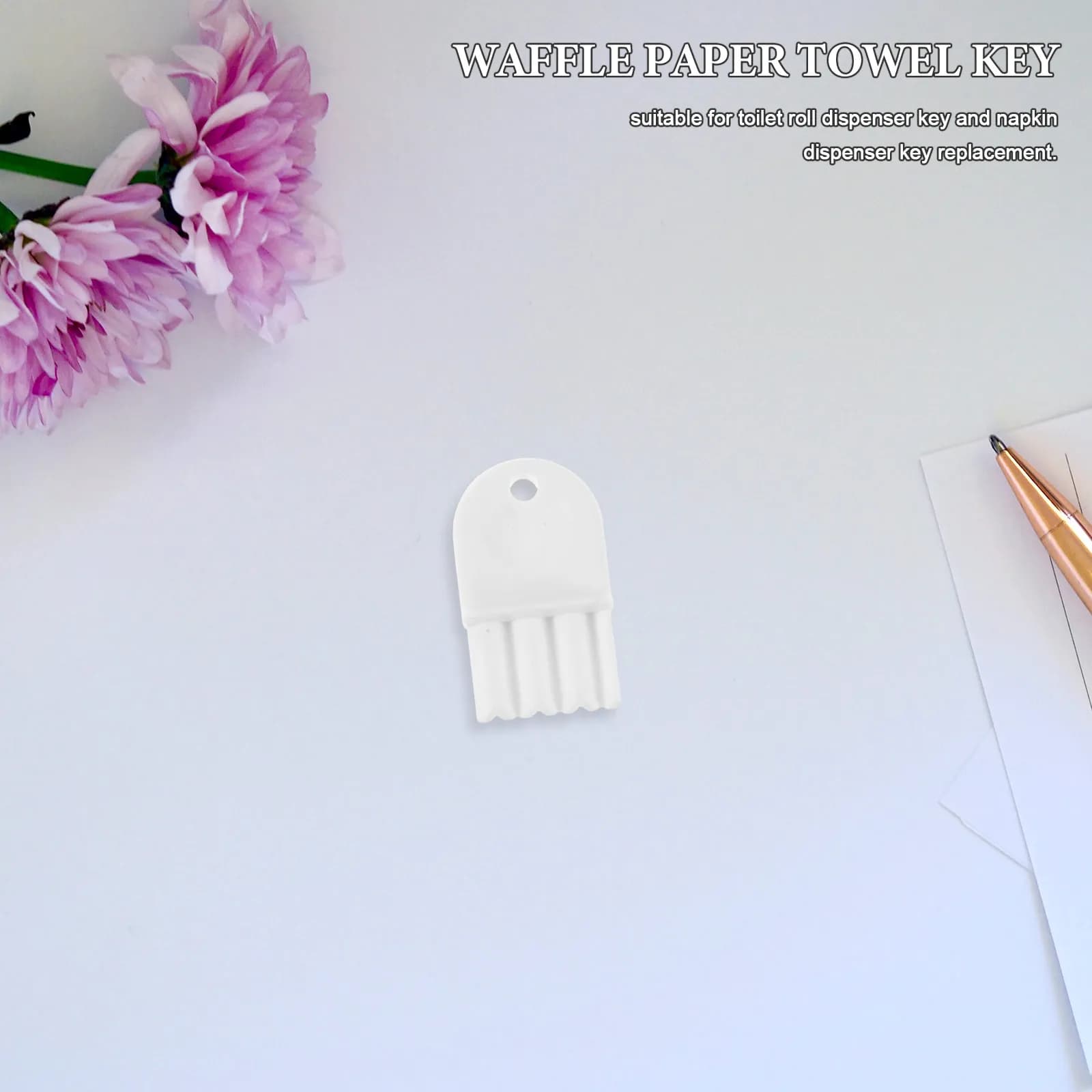 10Pcs Paper Towel Dispenser Keys Plastic Replacement for Toilet Roll Holder Commercial Tissue Box Restroom Napkin Dispenser Key