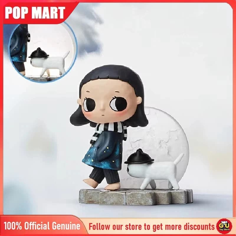 Genuino Popmart Nyota I Am The Seasons Series Blind Box Toys Cute Action Figures Mystery Box Modello da collezione Toy Gift