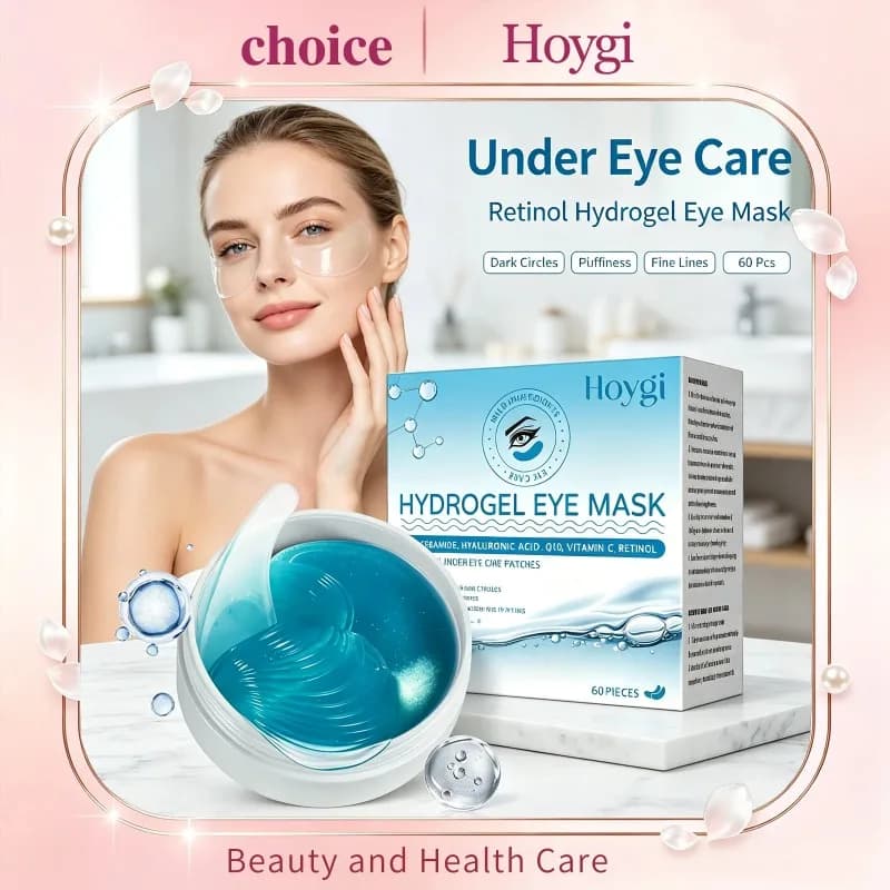 Hoygi Retinol Eye Mask Patch Hydrating Gel Eye Patche Anti Dark Circle Fade Fine Lines Sooth Dry Sensitive Skin Eye Care Patches