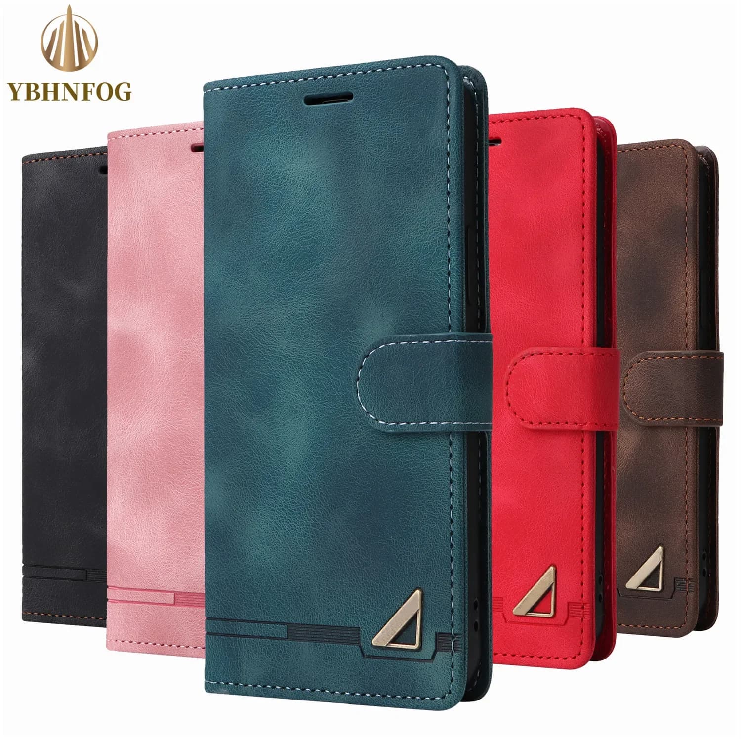 Custodia a Portafoglio in Pelle PU per Samsung Galaxy S21 S22 S23 S24 S25 S20 FE S8 S9 S10 Note 8 9 Note 10 Plus 20 Ultra