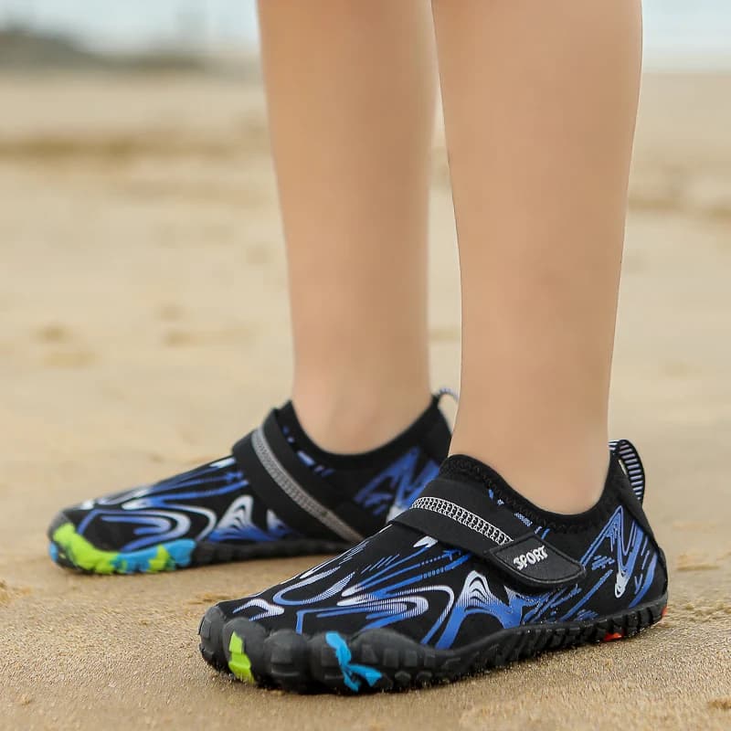 Scarpe da Spiaggia per Bambini, Scarpe da Nuoto per Ragazze e Ragazzi, Scarpe Acquatiche ad Asciugatura Rapida, Pantofole Morbide da Interno, Calzini da Nuoto e Snorkeling
