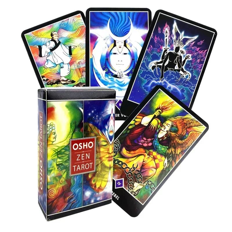 Nuove carte dei Tarocchi Osho Zen con guida PDF in versione inglese, gioco da tavolo Oracle Deck per feste e giochi da tavolo