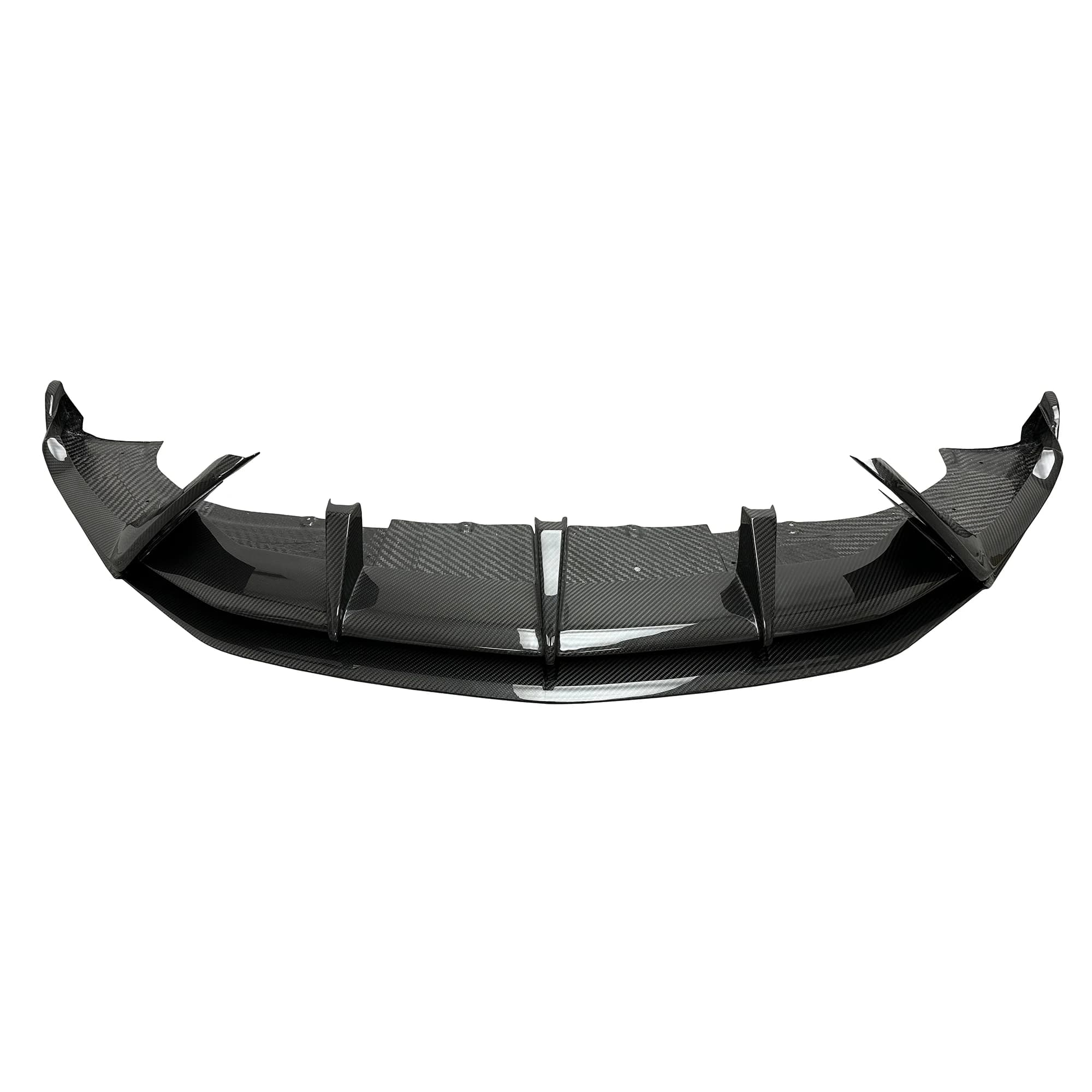 Style Gloss Dry Carbon Fiber Auto Parts Front Bumper Lip Front Diffuser for 2018-2019