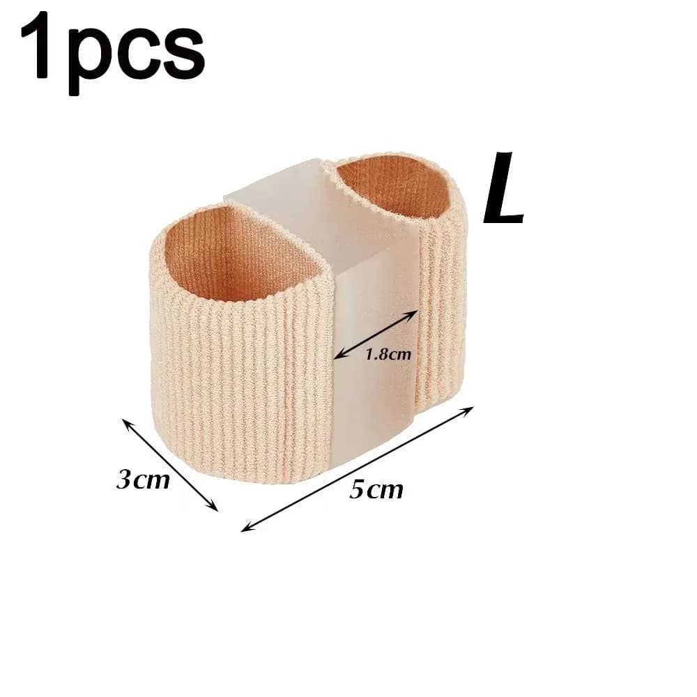 New Silicone Two Toe Separator Adjuster Straightener Bunion Hallux Valgus Corrector Effective Bunion Separator Foot Care Tool
