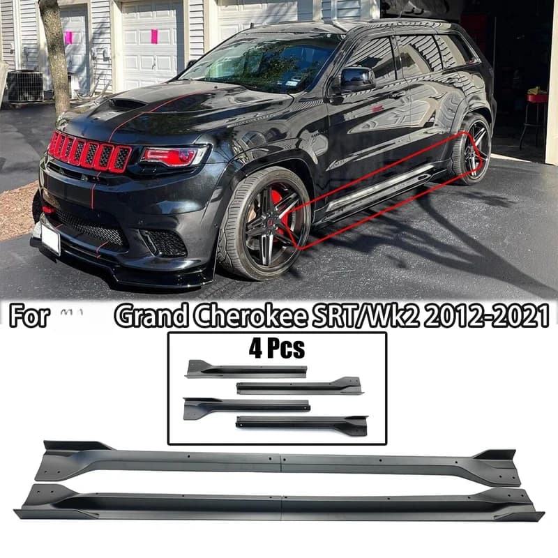 High Quality Side Skirt Extension Lip Spoiler Diffuser Car Exterior Modification Accessories