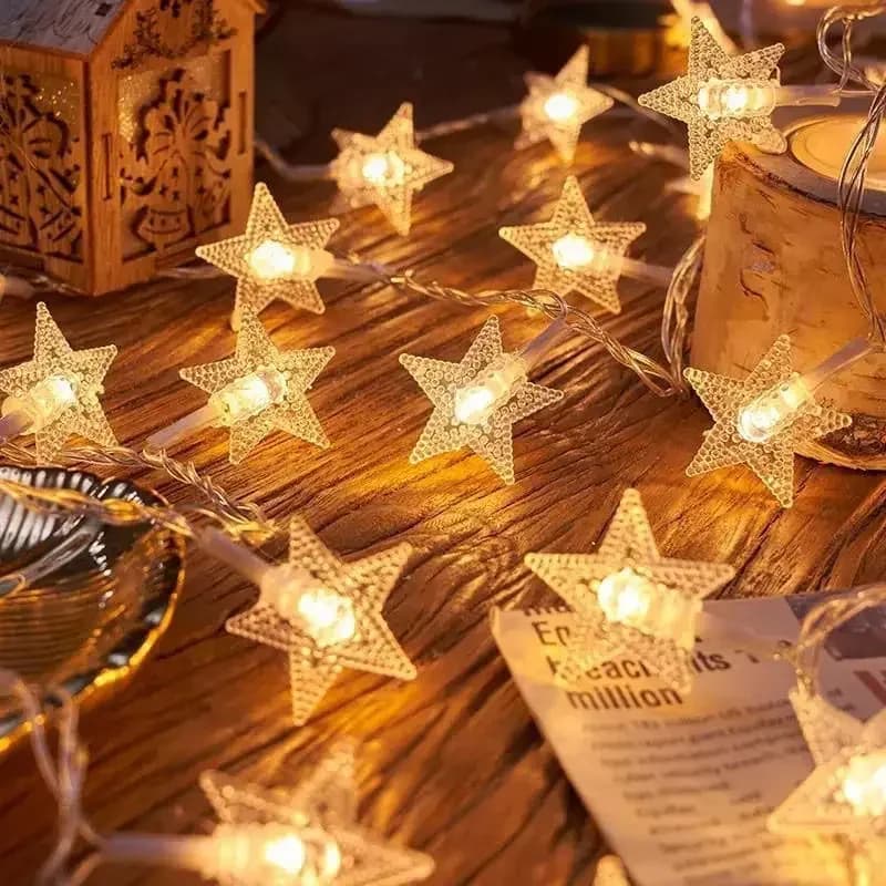 Natale San Valentino LED Catena aliena Lucine Ghirlanda di fiori Stringa di lampadine per la decorazione del giardino di casa della festa nuziale
