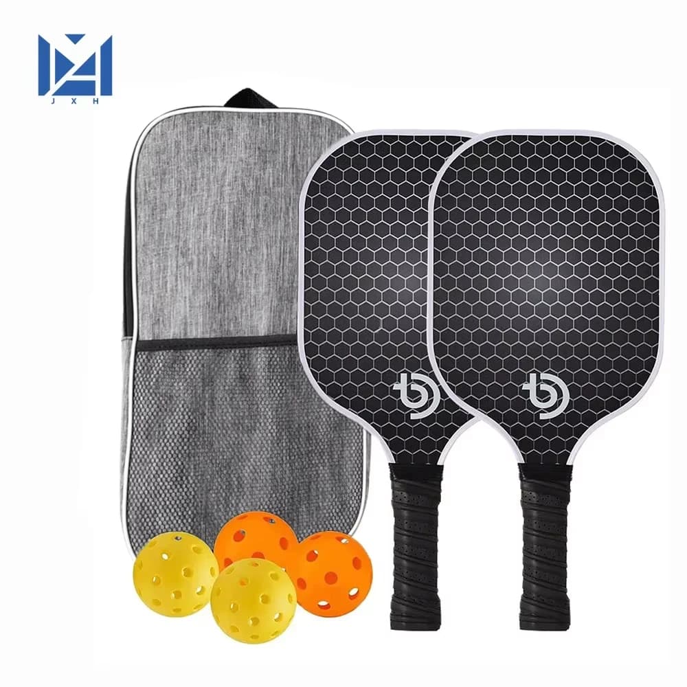 Pickleball Paddles USAPA Approved Graphite Pickleball Set Rackets Beach Tennis Sports Outdoor Pickleball Racquet Cricket Ball