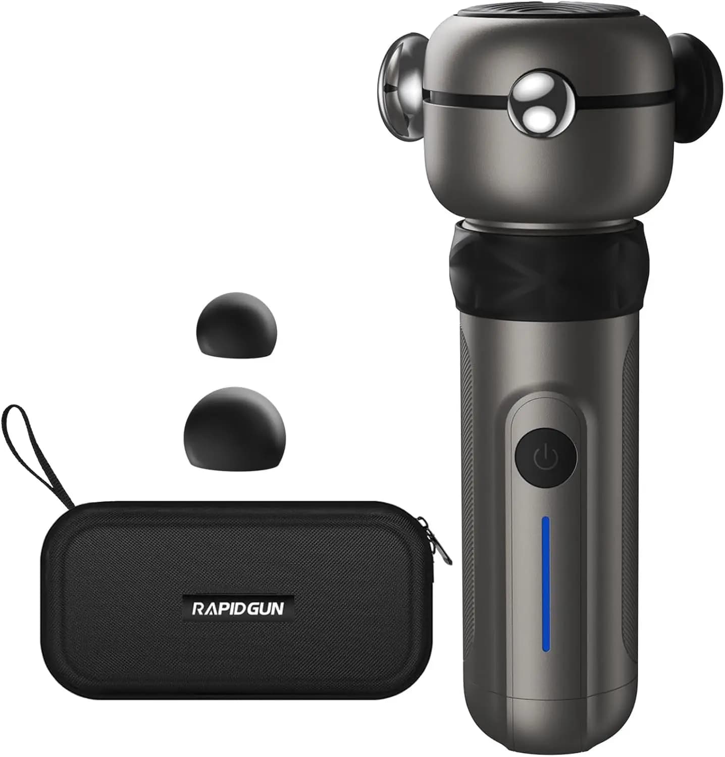 Portable deep tissue massage gun - 6500 rpm to relieve pain, muscle recovery, athletes and travel