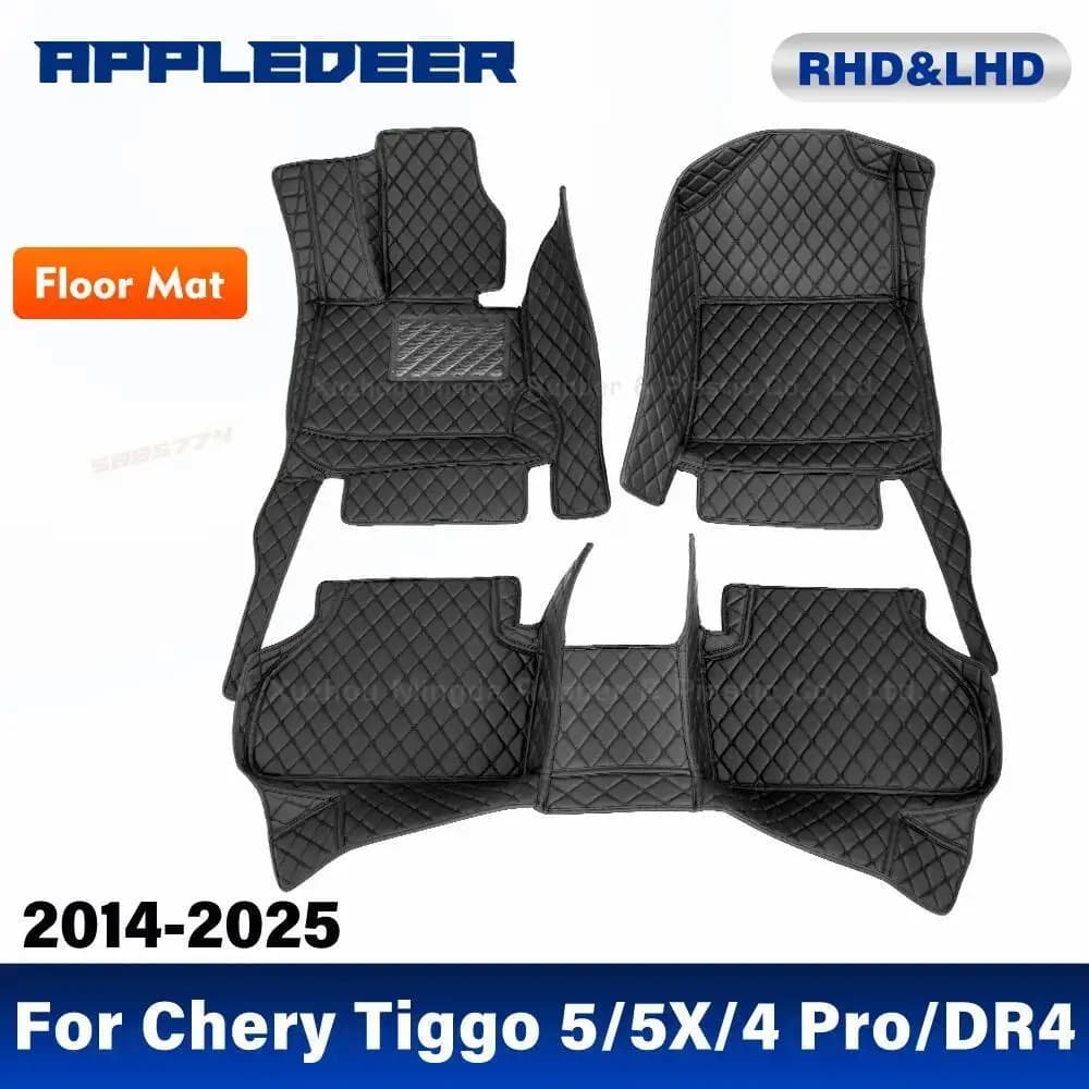 Per Chery Tiggo 5/Tiggo 5X/Tiggo 4 Pro/DR4 2014-2025 Tappetini per auto Rilievi per piedi personalizzati Automobile Tappeto Copertura interna