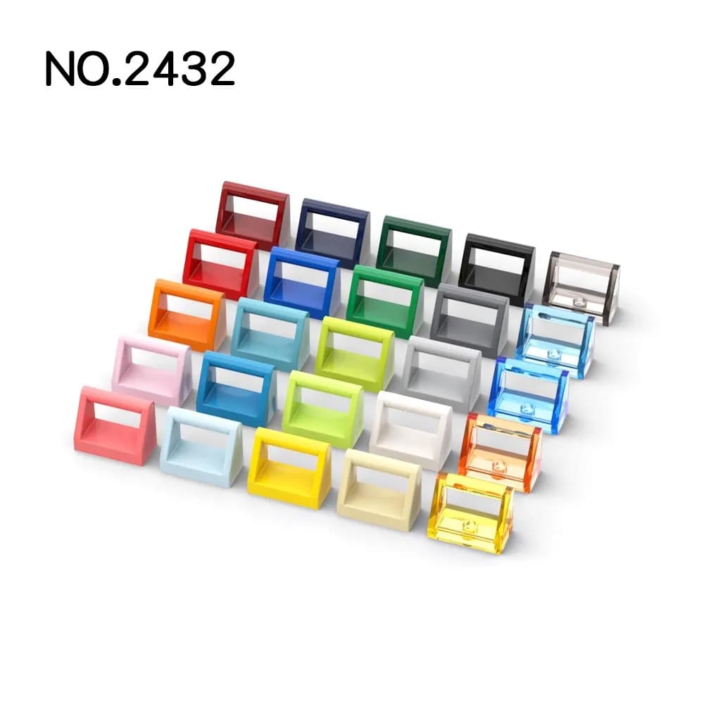 20 pz MOC Parti 2432 Piastrella Modificata 1x2 con Manico Compatibile Mattoni FAI DA TE Assemblare Building Blocks Particelle Kid Puzzle Giocattolo Regalo