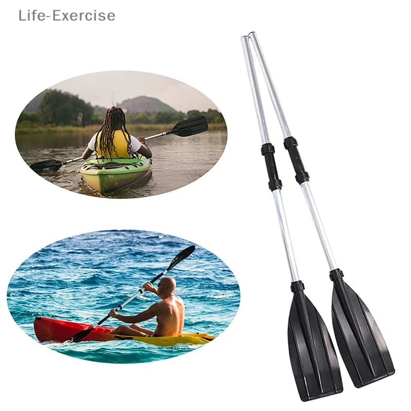 【ODS-7】1 paio di pagaie per kayak in lega di alluminio, pagaie staccabili per kayak, lunghezza regolabile per kayak gonfiabili, pagaie sostituibili
