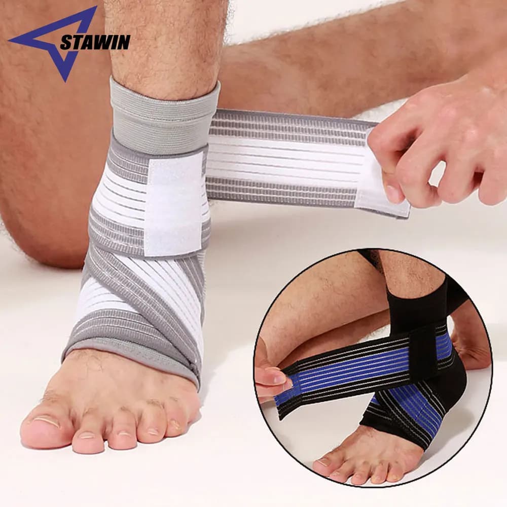 Cinturino regolabile con manicotto di compressione per cavigliera sportiva da 1 pezzo, supporto per caviglia antiscivolo per un involucro confortevole per alleviare la pressione
