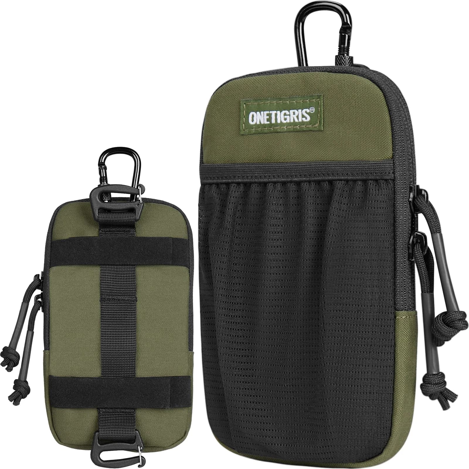 ONETIGRIS Cell Phone Holster - Phone Belt Holder Molle Phone Pouch for Belt with Loop, Holds 4.7"-6.5" Phones，EDC Waist Bag