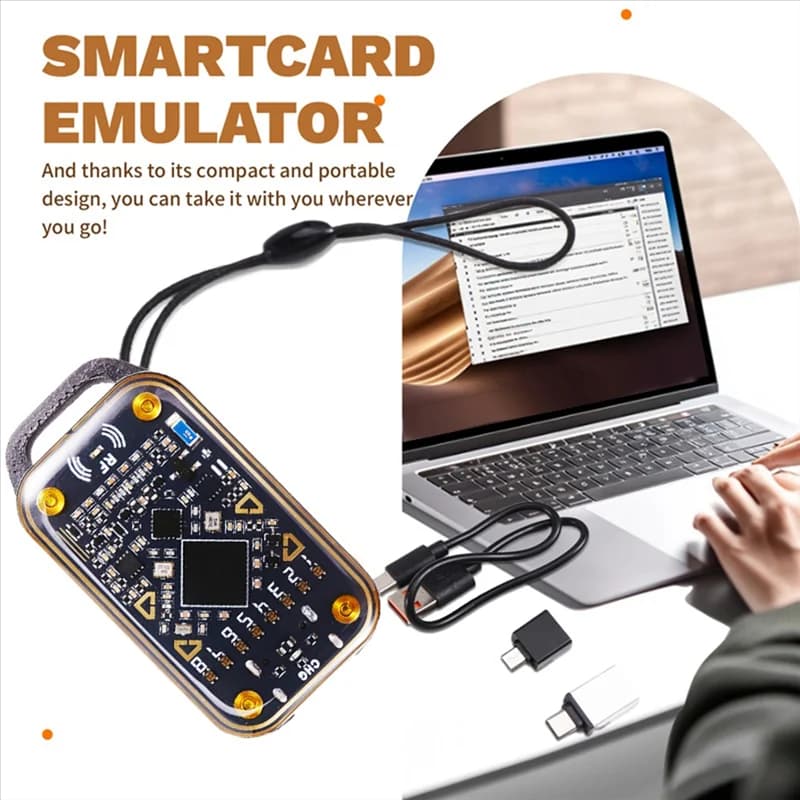 B29C-Chameleon Ultra RFID Lettore di chip intelligente Emulatore di smart card Duplicatore NFC 125Khz 13,56Mhz ID IC Card Decodifica + 2XCUID Card