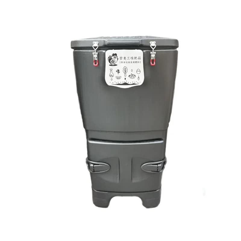 Contenitore per compost domestico 120L isolamento termico secchio per compost rifiuti alimentari per la scuola domestica