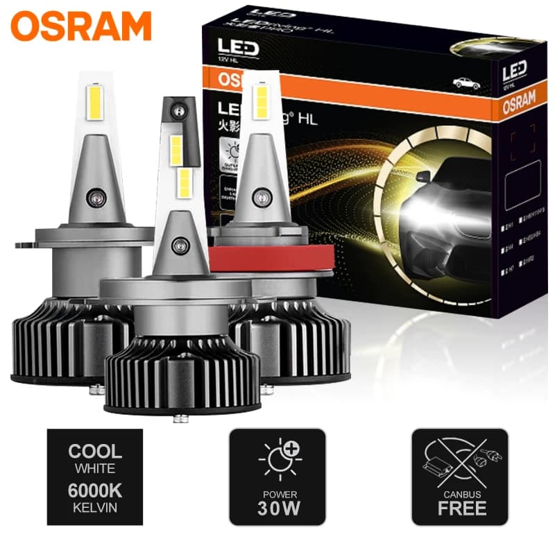 OSRAM LEDriving HL H7 H4 LED Faro per auto H1 H8 H11 9005 9006 HB3 HB4 HIR2 9012 6000K Super Bright HYZpro Lampada per auto Lampadine automatiche