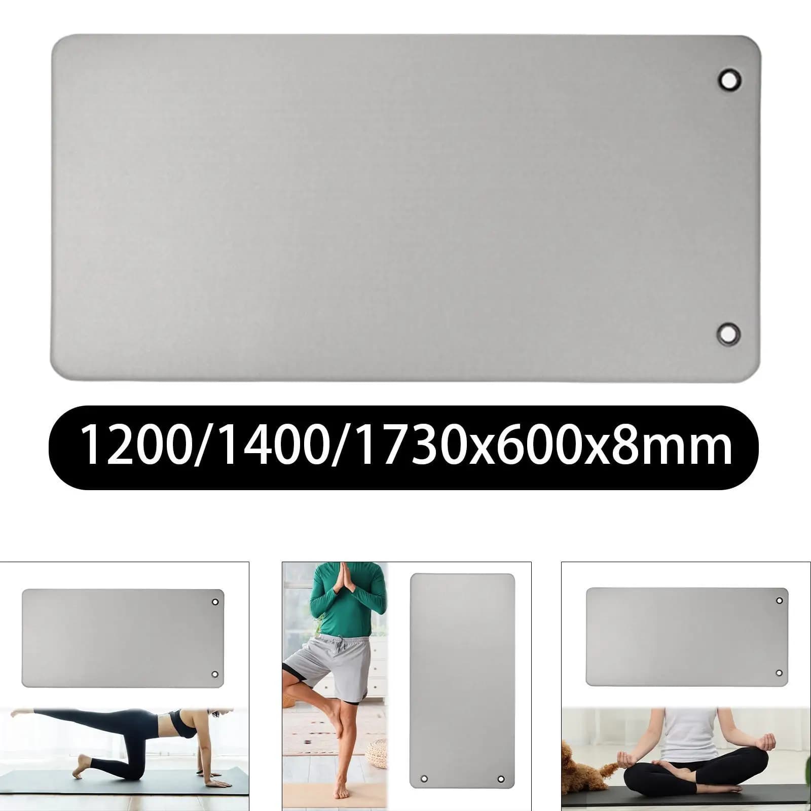 Yoga Mat Training Mat PVC Jump Mat with Hanging Holes Rope Jump Mat