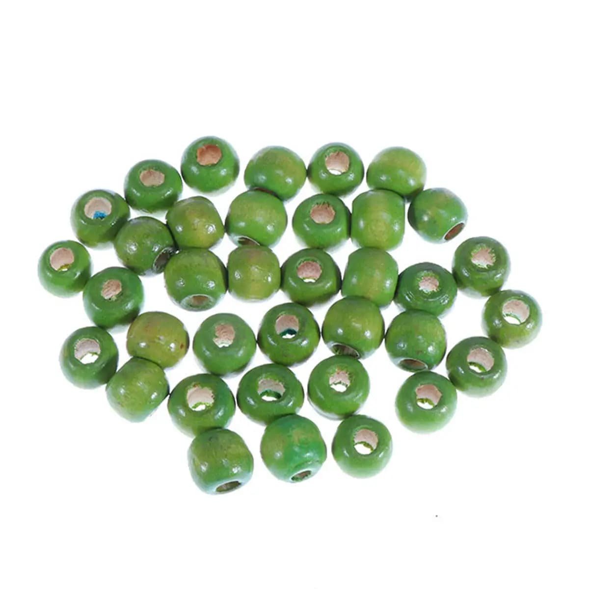 100Pcs Dreamcatcher Beads Wooden Colorful Round DIY Craft Accessories for Dream Catchers Mandalas Necklace Bracelet Handmade