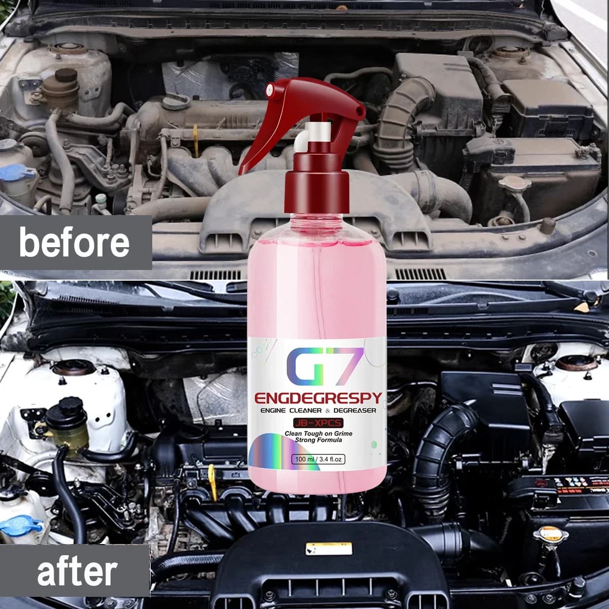 Detergente per vano motore per auto Potente prodotto per la pulizia della decontaminazione per il prodotto per la pulizia dell'auto del vano motore