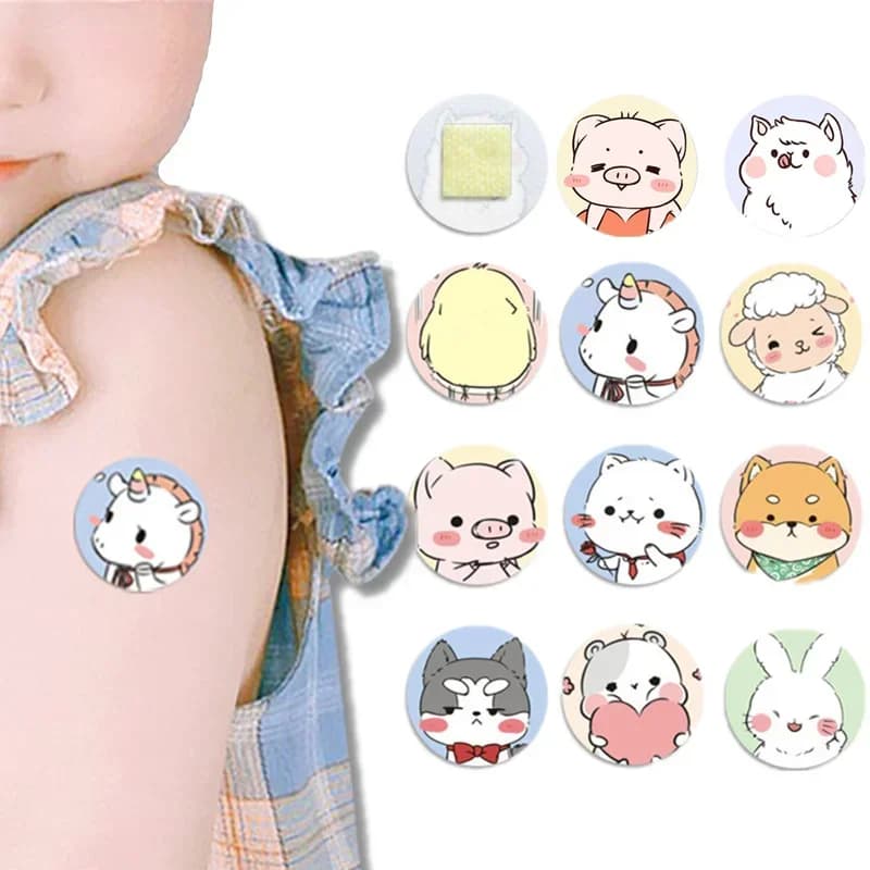 vvocci AnimalHemostasis Adhesive For KidsLot 120pcs Bandages First Emergency Kit Pattern Band Aid Wound Plaster PatchesCartoon