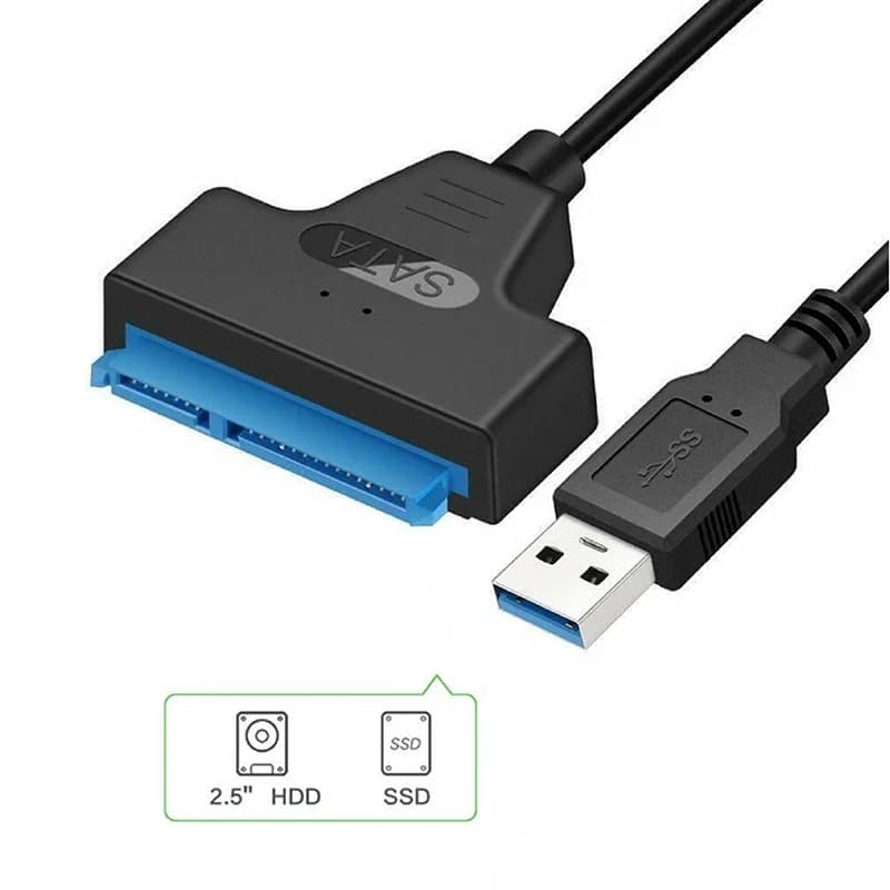 USB 3.0 SATA 3 Cable Sata To USB 3.0 Adapter UP To 6 Gbps Support 2.5Inch External SSD HDD Hard Drive 22 Pin Sata III Converter