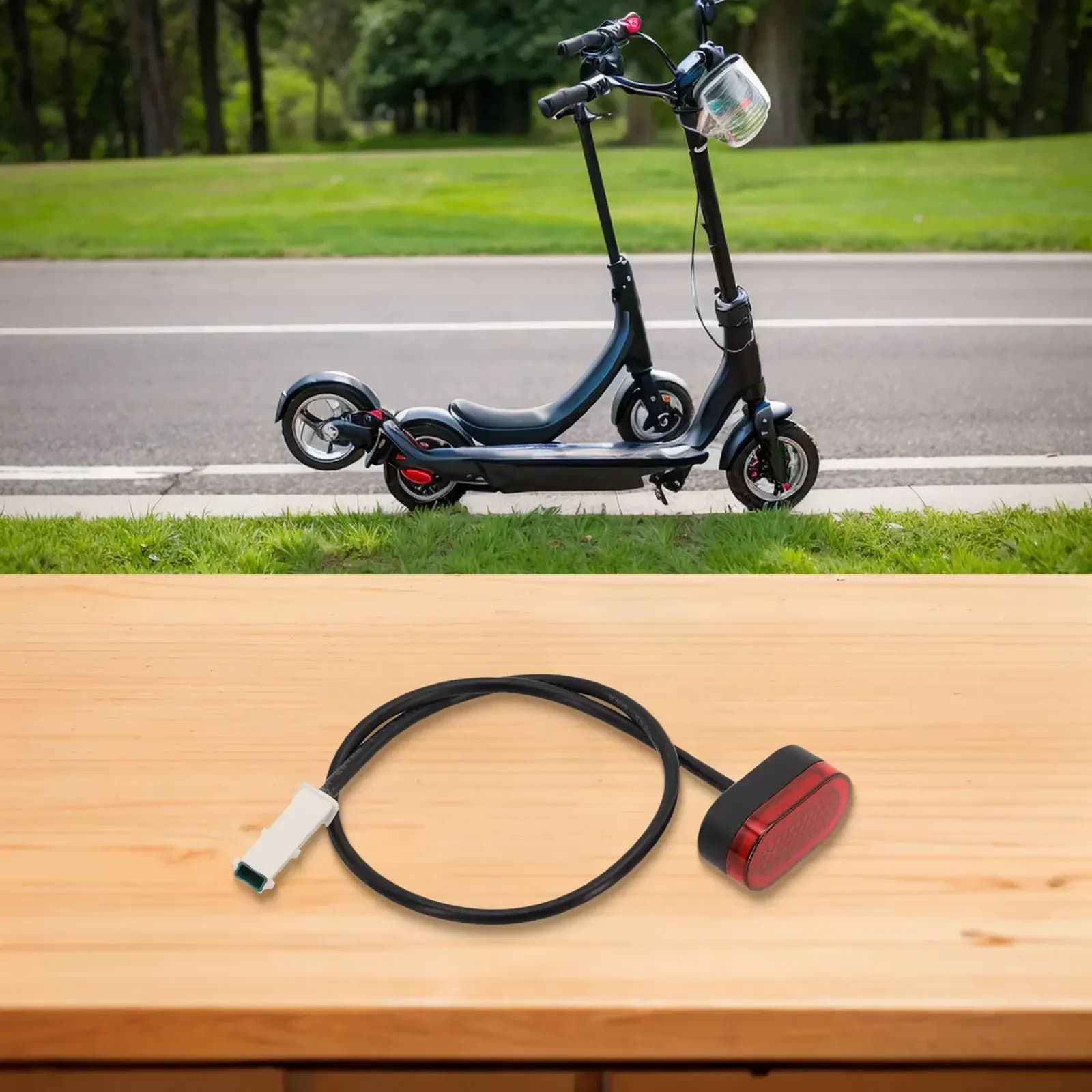 Per-Xiaomi Per M365 Scooter Elettrico Freno Fanale Posteriore Lampada Posteriore Per Il Controller Della Scheda Madre Originale E-Scooter Accessorio Modificato