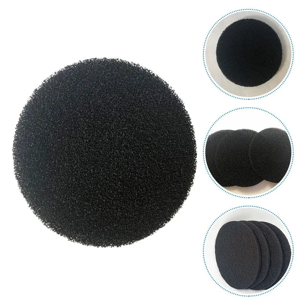 4 Pezzi Filtri in Spugna di Cotone con Carbone Attivo per Acquario, Serbatoio d'Acqua, Deodorante, Contenitori per Carbone, Pattumiere, Bidoni per Compostaggio