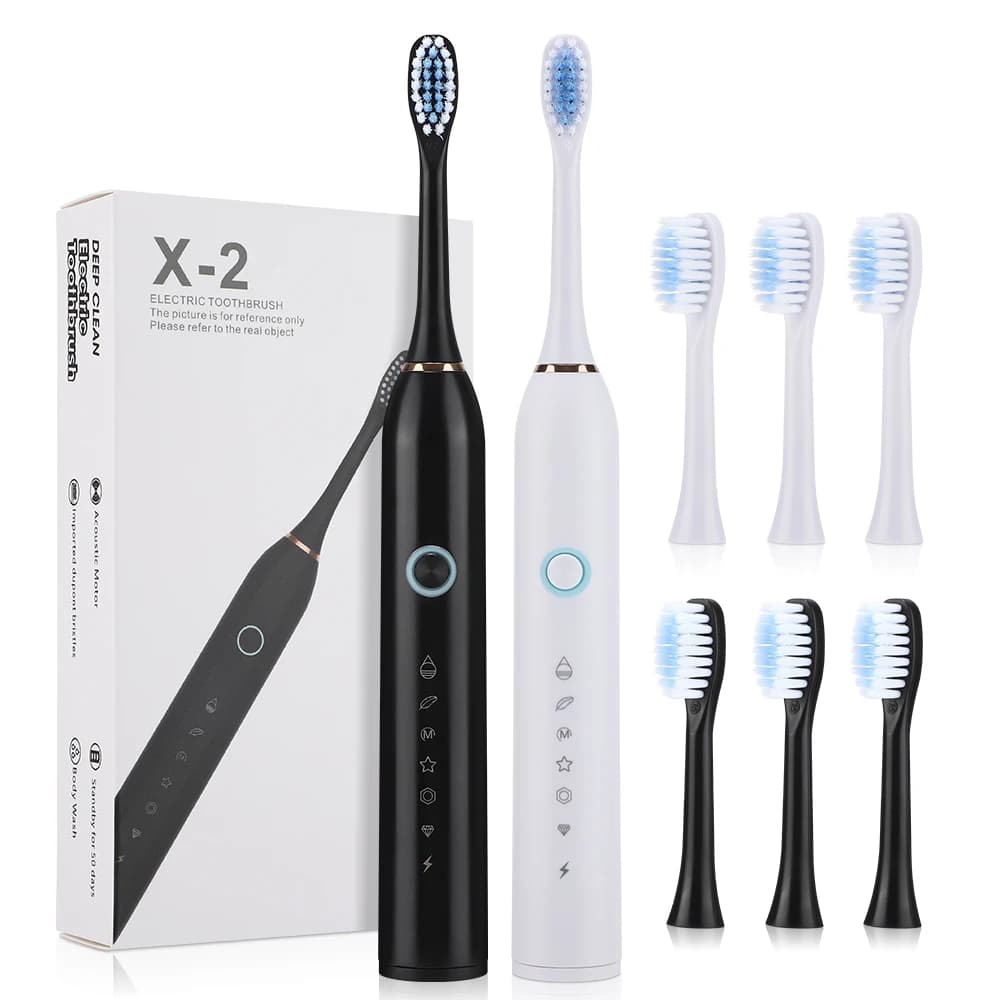 Electric toothbrush 4 Dental toothbrush Detergent whitening Efficient cleaning Oral hygiene IPX67 45 days Usage time
