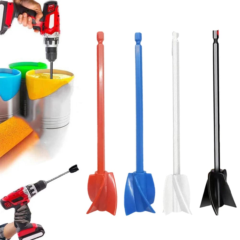 Epoxy Mixer Paint Drill Accessory Pala Consistency Liquids Resin Head Agitator Mixer Fitting for Paint Resin with Drill Spindle