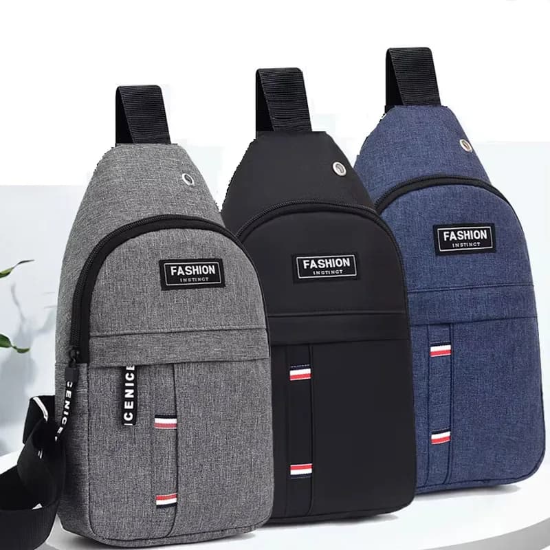 Borsa a tracolla multifunzionale da uomo da 8 pollici, zaino sportivo casual a tracolla per viaggi, escursioni e uso quotidiano