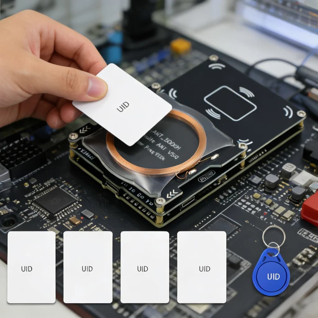 Lettore e Scrittore NFC RFID 13.56MHz, Copiatore di Schede IC M1, USB Plug & Play Senza Driver, Compatibile con Windows per Controllo Accessi e Rilevamento Presenze