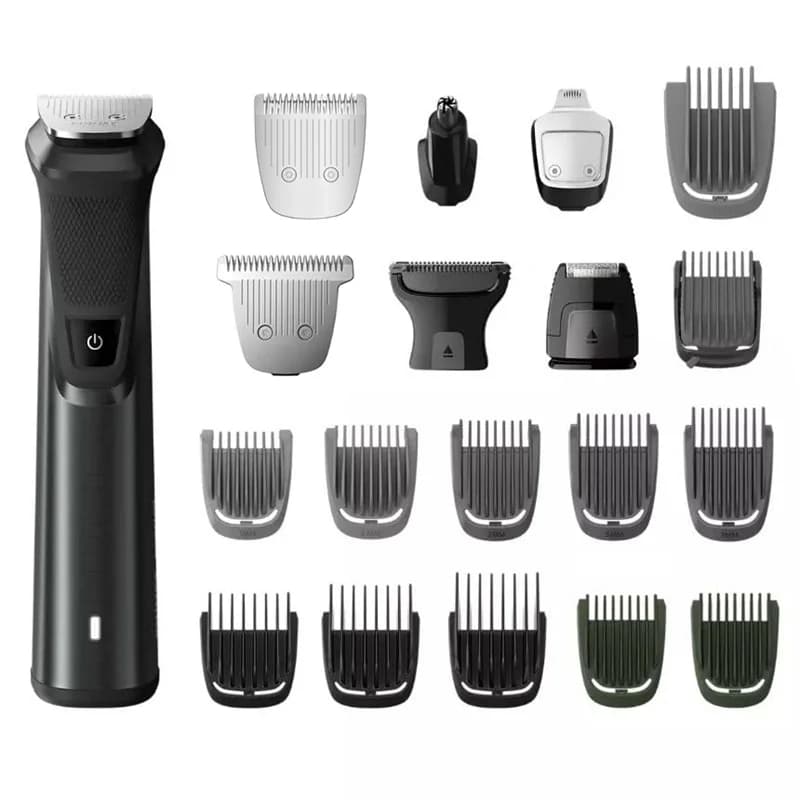 Testina di ricambio e lama in acciaio per Philips Multigroom Serie 7000/5000/9000/3000 Accessori per regolabarba, tagliacapelli e rasoio per il corpo