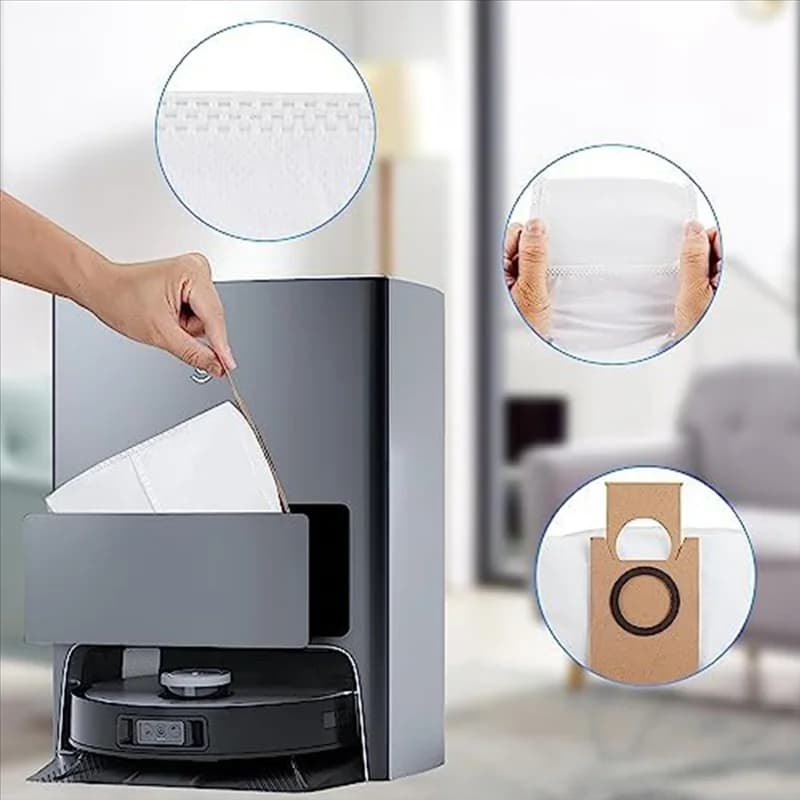 A24P Per Ecovacs Deebot X1 Omni X1 Turbo Robot Aspirapolvere Spazzola Laterale Principale Filtro HEPA Mop Panno Sacchetti Per La Polvere Parti