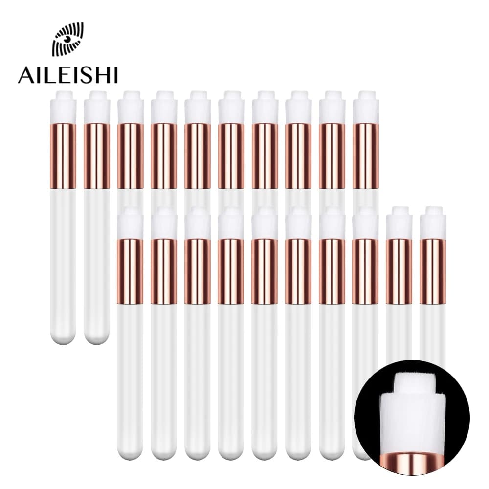 5/20/50/100pcs Eyelash Cleaning Brush Eyelash Shampoo Brush for Eyelash Extensions Peel Off Makeup Tools for Black Spot Removal