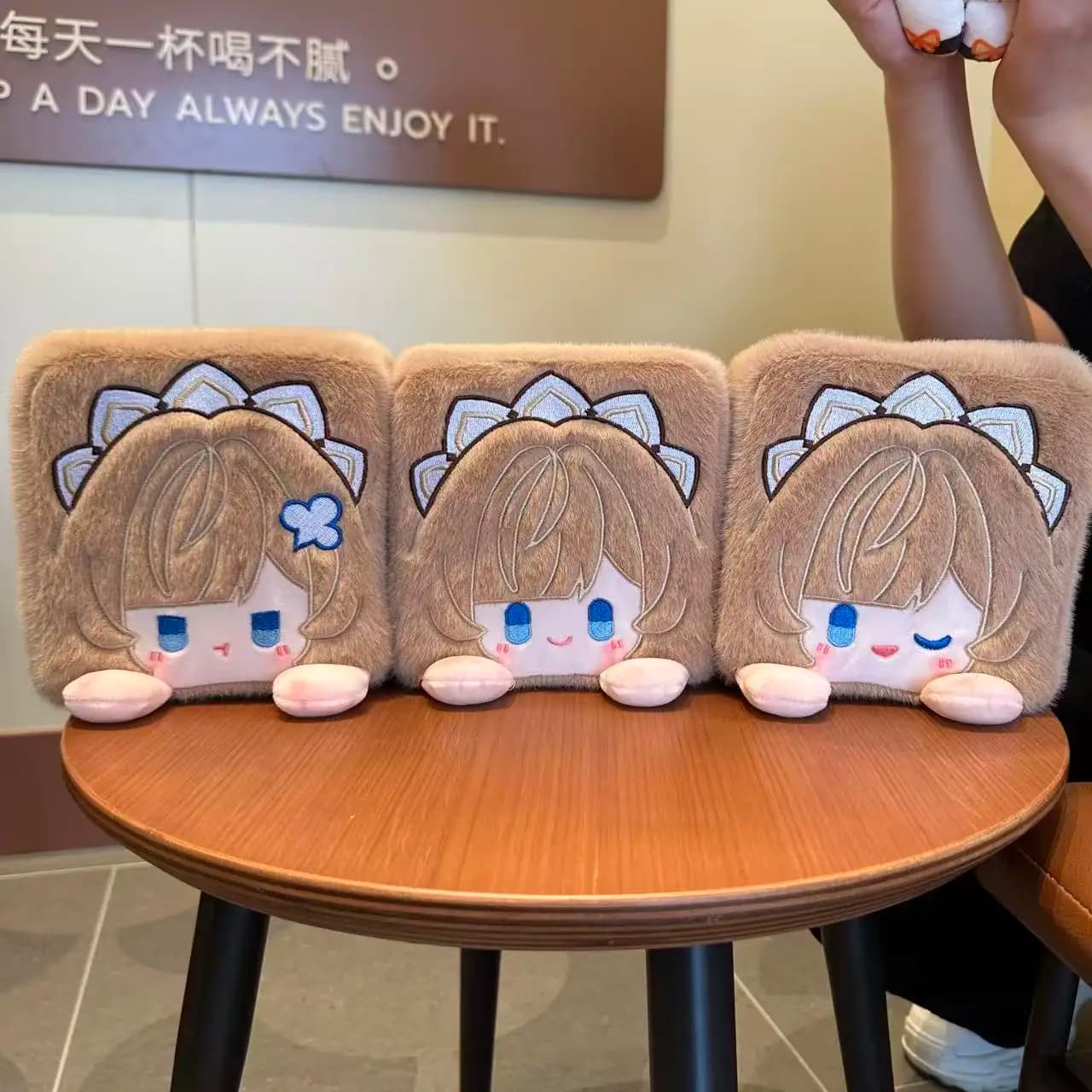 Genshin Impact Sandrone Marionette Cute Square Dango Pillow 15cm Cartoon Anime Cushion Prop Birthday Gift