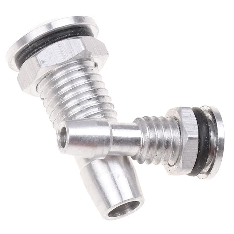 2Pcs New Silver M6/M8 Aluminum Water Outlets Thread With O-ring Screws For RC Boat Vehicles RC Toy Accessories