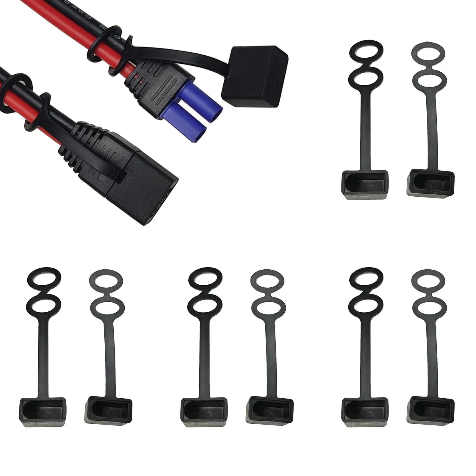 Anti-dust cap EC5 Male connector cover Waterproof upper cover for cable battery electric motor EC5 Solar RC ESC Lipo